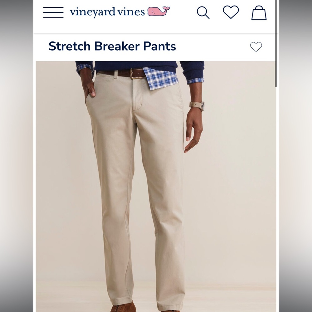 EUC Vineyard Vines Stretch Breaker Pant